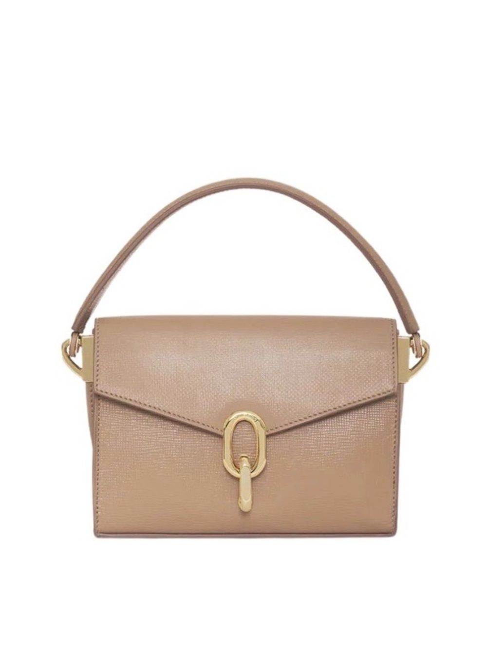 Anine Bing MINI COLETTE BAG - BUTTERSCOTCH SAFFIANO